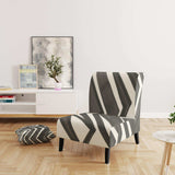 Minimalist Graphics VI Transitional Accent Chair