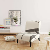 minimalist black and white III Transitional Accent Chair