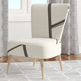 minimalist black and white IV Transitional Accent Chair