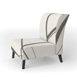 minimalist black and white IV Transitional Accent Chair