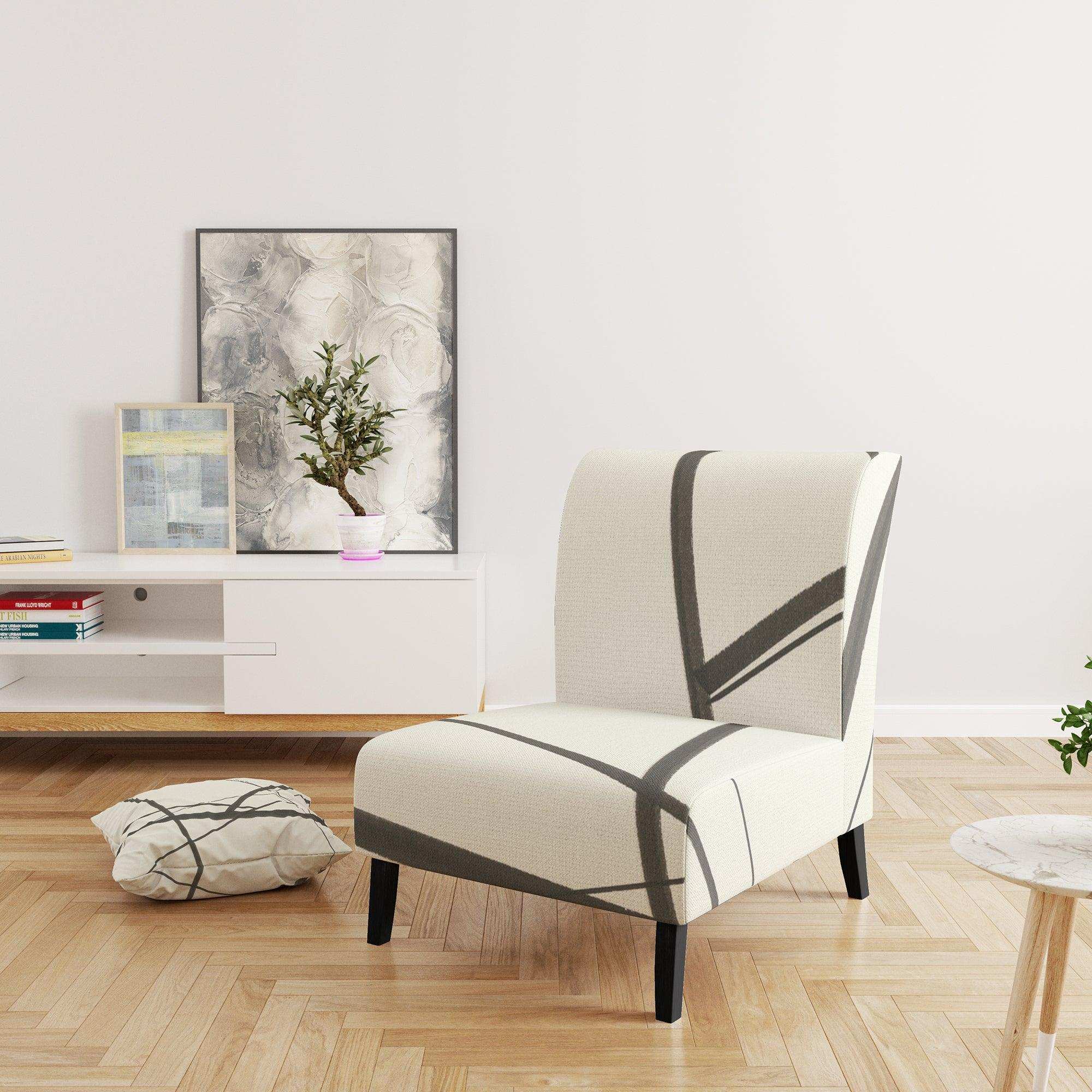 minimalist black and white IV Transitional Accent Chair