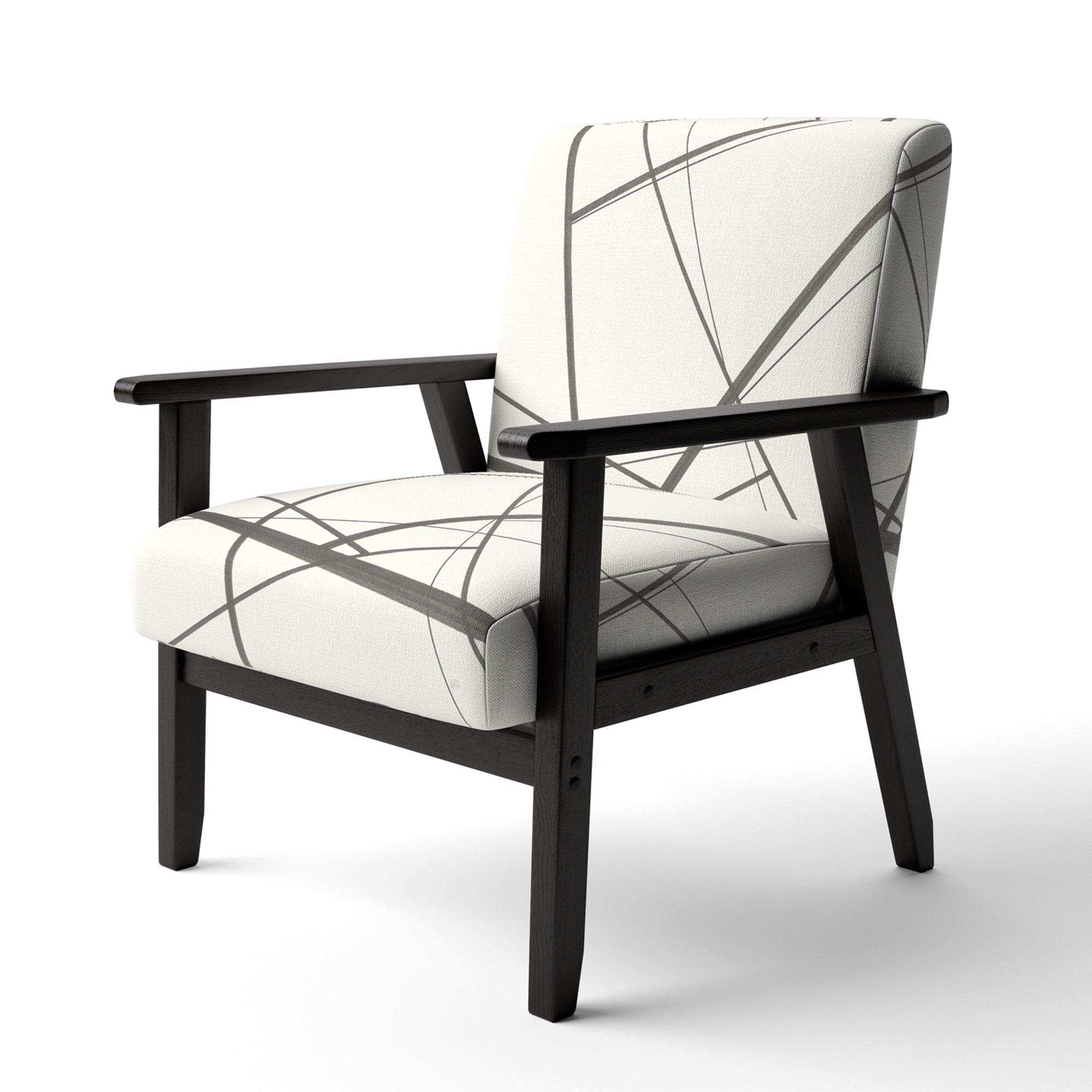 minimalist black and white IV Transitional Accent Chair