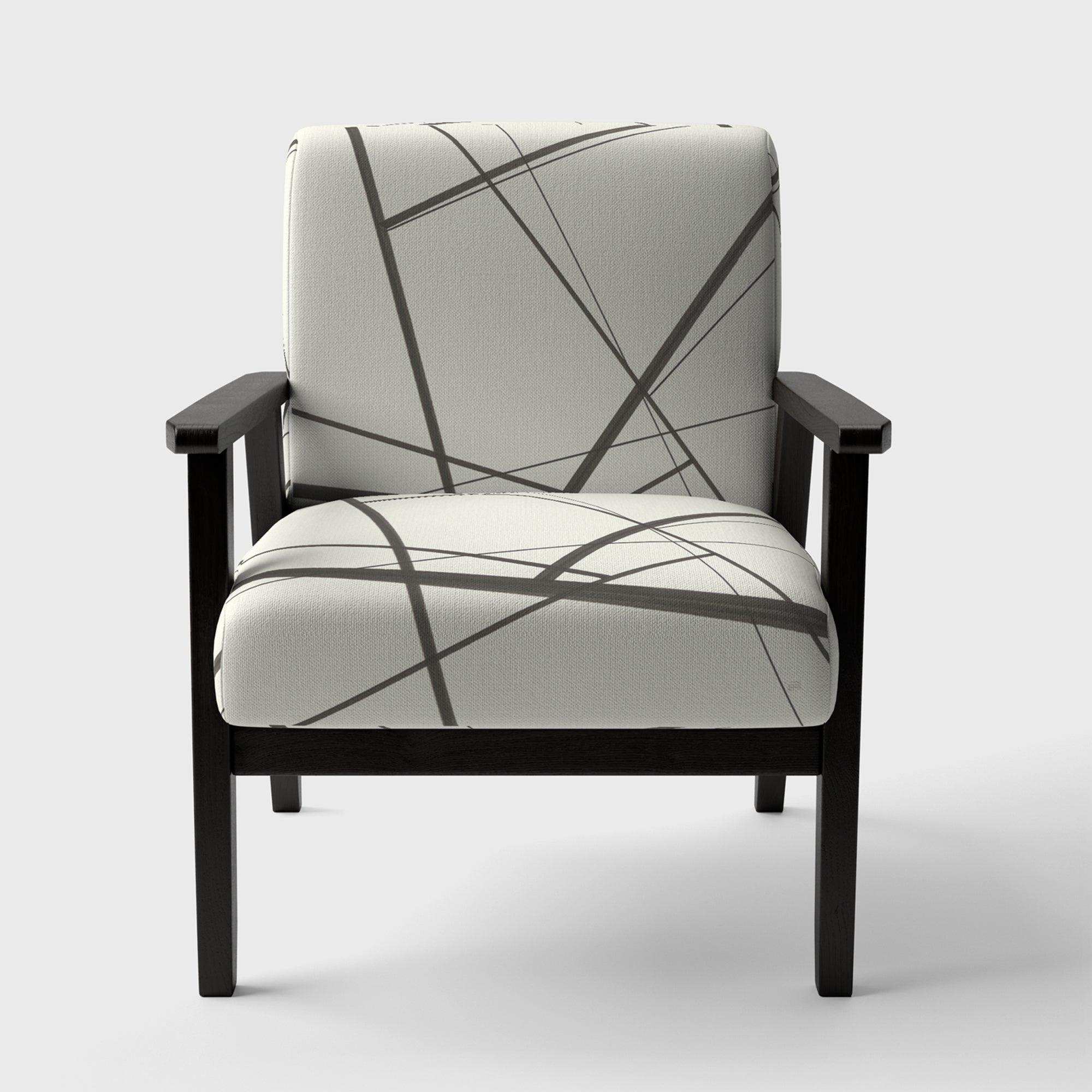 minimalist black and white IV Transitional Accent Chair