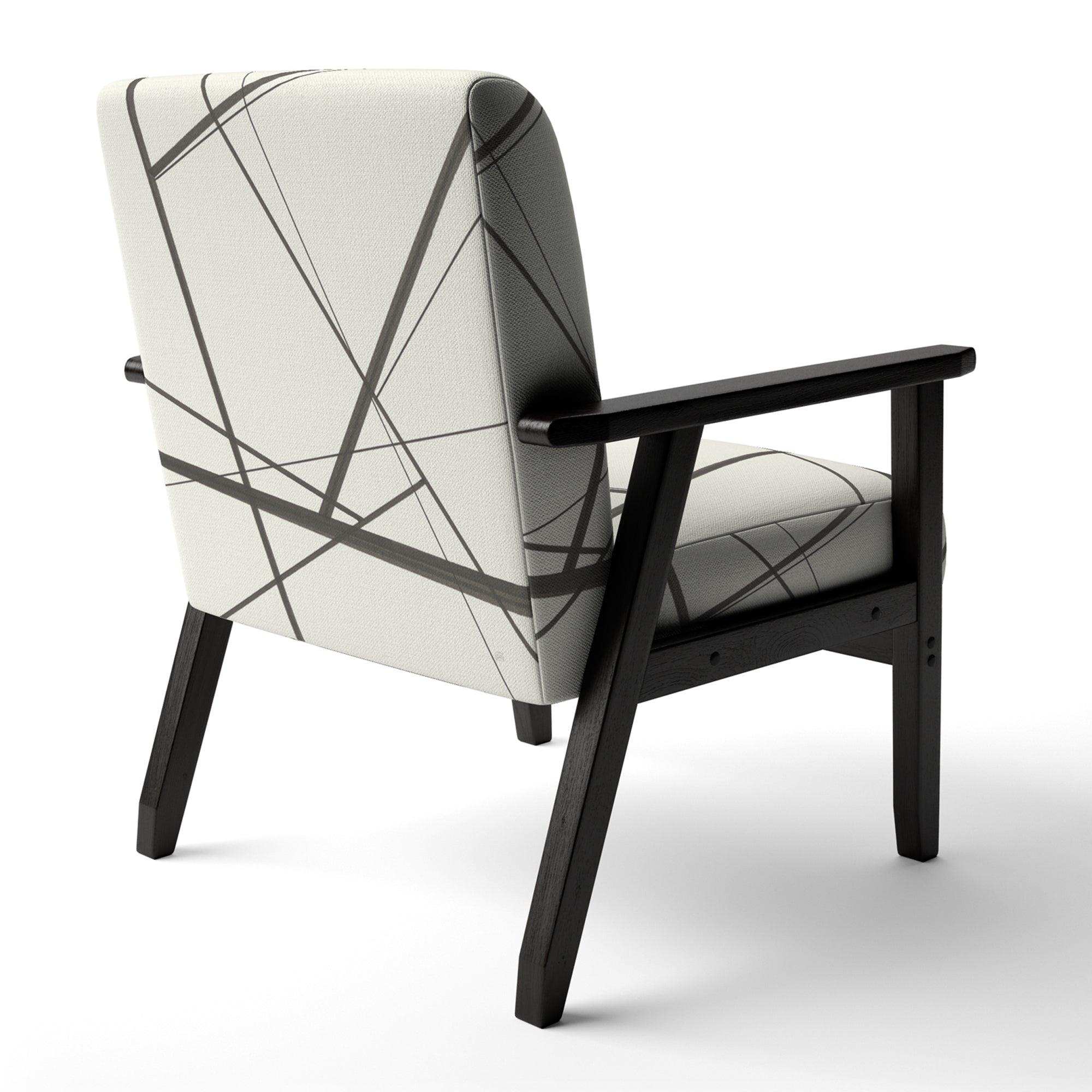 minimalist black and white IV Transitional Accent Chair