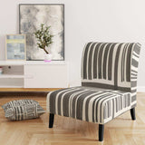 Minimalist Graphics I Transitional Accent Chair