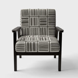Minimalist Graphics I Transitional Accent Chair