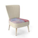geometric Pastel I Mid-Century Accent Chair