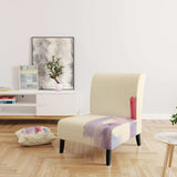 geometric Pastel I Mid-Century Accent Chair