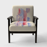 geometric Pastel I Mid-Century Accent Chair