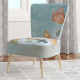 Butterflies Dancing I Wildlife Accent Chair