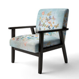 Butterflies Dancing I Wildlife Accent Chair