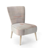 Intersect II Grey Pink Modern Accent Chair