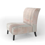 Intersect II Grey Pink Modern Accent Chair