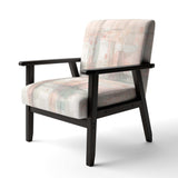 Intersect II Grey Pink Modern Accent Chair