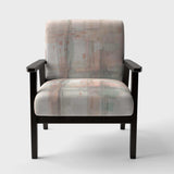 Intersect II Grey Pink Modern Accent Chair