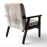 Intersect II Grey Pink Modern Accent Chair