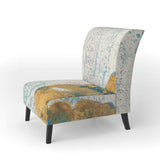 Coastal Pastel seashells II Vintage Nautical Accent Chair