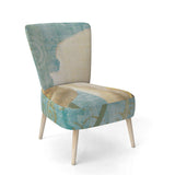 bouquet Poppies on Paisley II Cottage Accent Chair