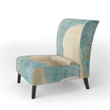 bouquet Poppies on Paisley II Cottage Accent Chair