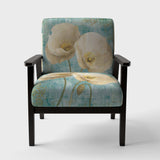 bouquet Poppies on Paisley II Cottage Accent Chair