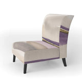 Shape of Glam Purple Shabby Chic Accent Chair
