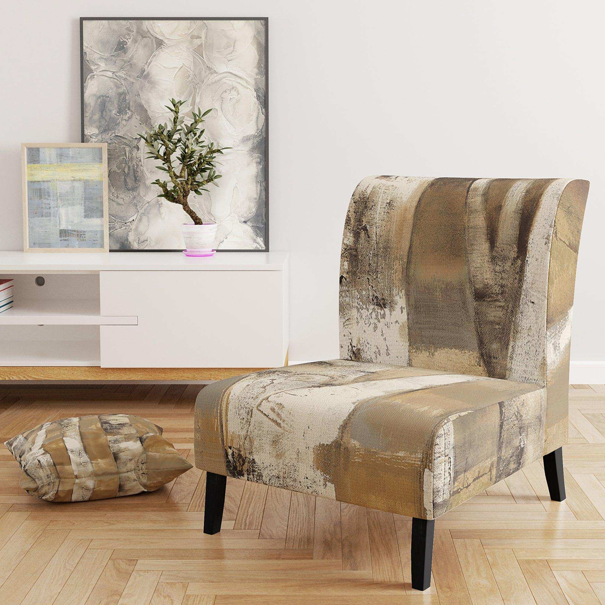 Natural Birch Forest I Traditional Accent Chair