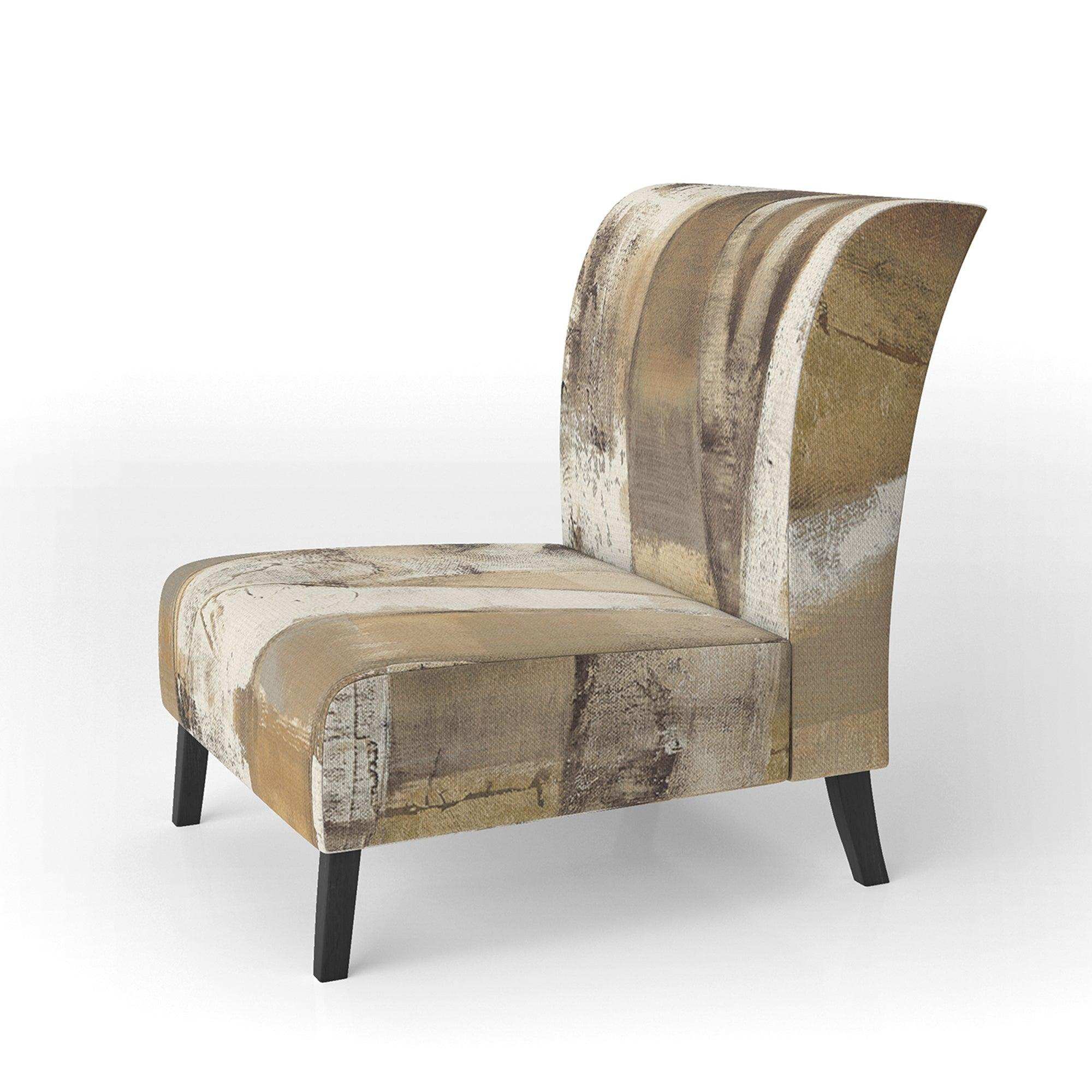 Natural Birch Forest I Traditional Accent Chair