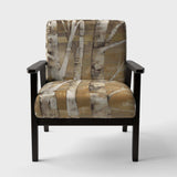 Natural Birch Forest I Traditional Accent Chair