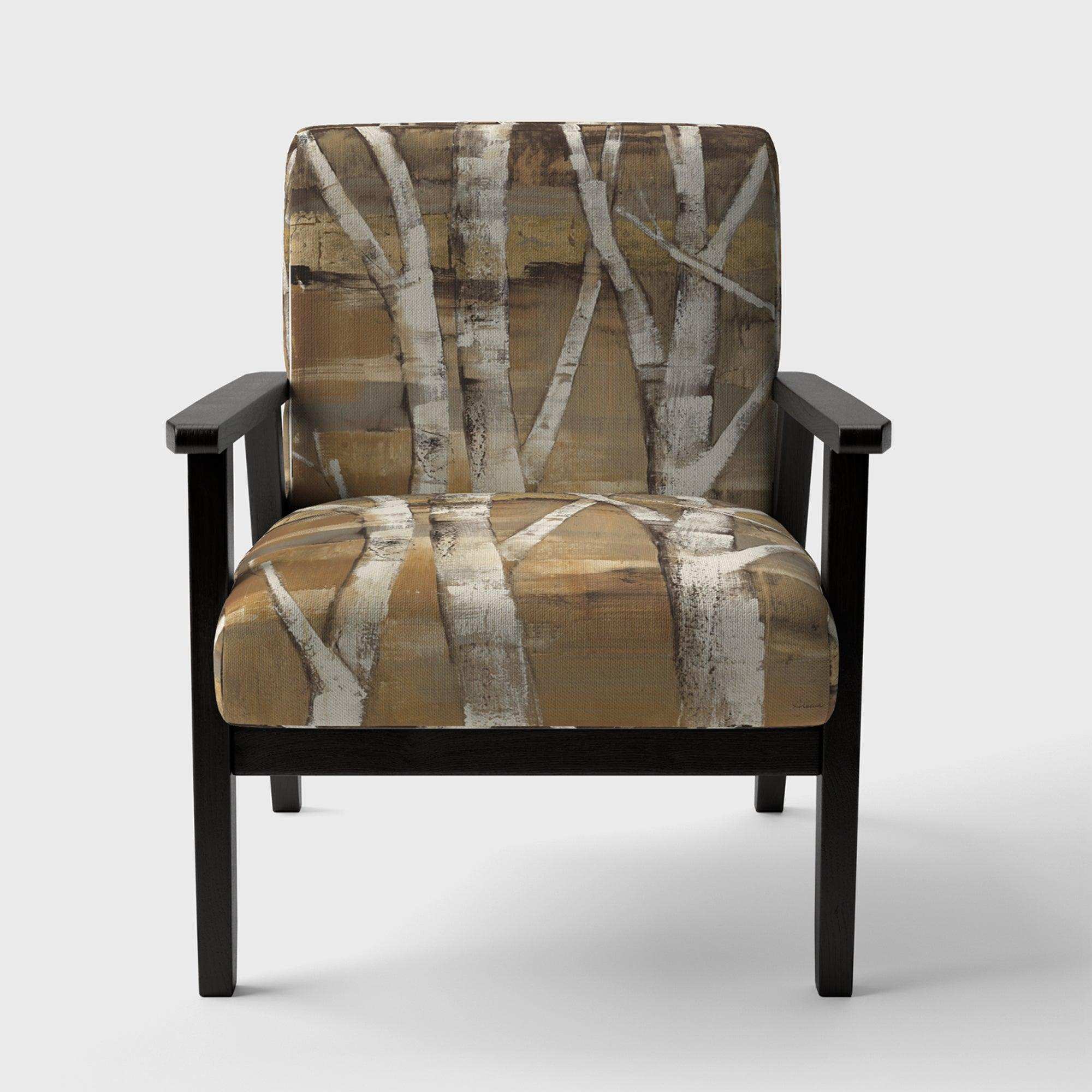 Natural Birch Forest II Traditional Accent Chair