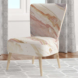 Copper Dreams watercolor Sleek & Chic Modern Accent Chair