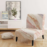 Copper Dreams watercolor Sleek & Chic Modern Accent Chair