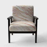 Copper Dreams watercolor Sleek & Chic Modern Accent Chair