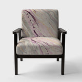 Shaby Pink Marble Sleek & Chic Modern Accent Chair