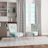 Watercolor mandalas IV Floral Accent Chair