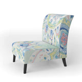 Watercolor mandalas IV Floral Accent Chair