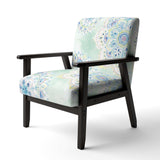 Watercolor mandalas IV Floral Accent Chair