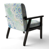 Watercolor mandalas IV Floral Accent Chair
