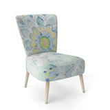 Watercolor mandalas III Floral Accent Chair