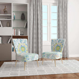 Watercolor mandalas III Floral Accent Chair