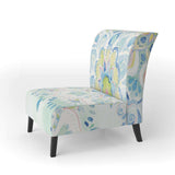 Watercolor mandalas III Floral Accent Chair