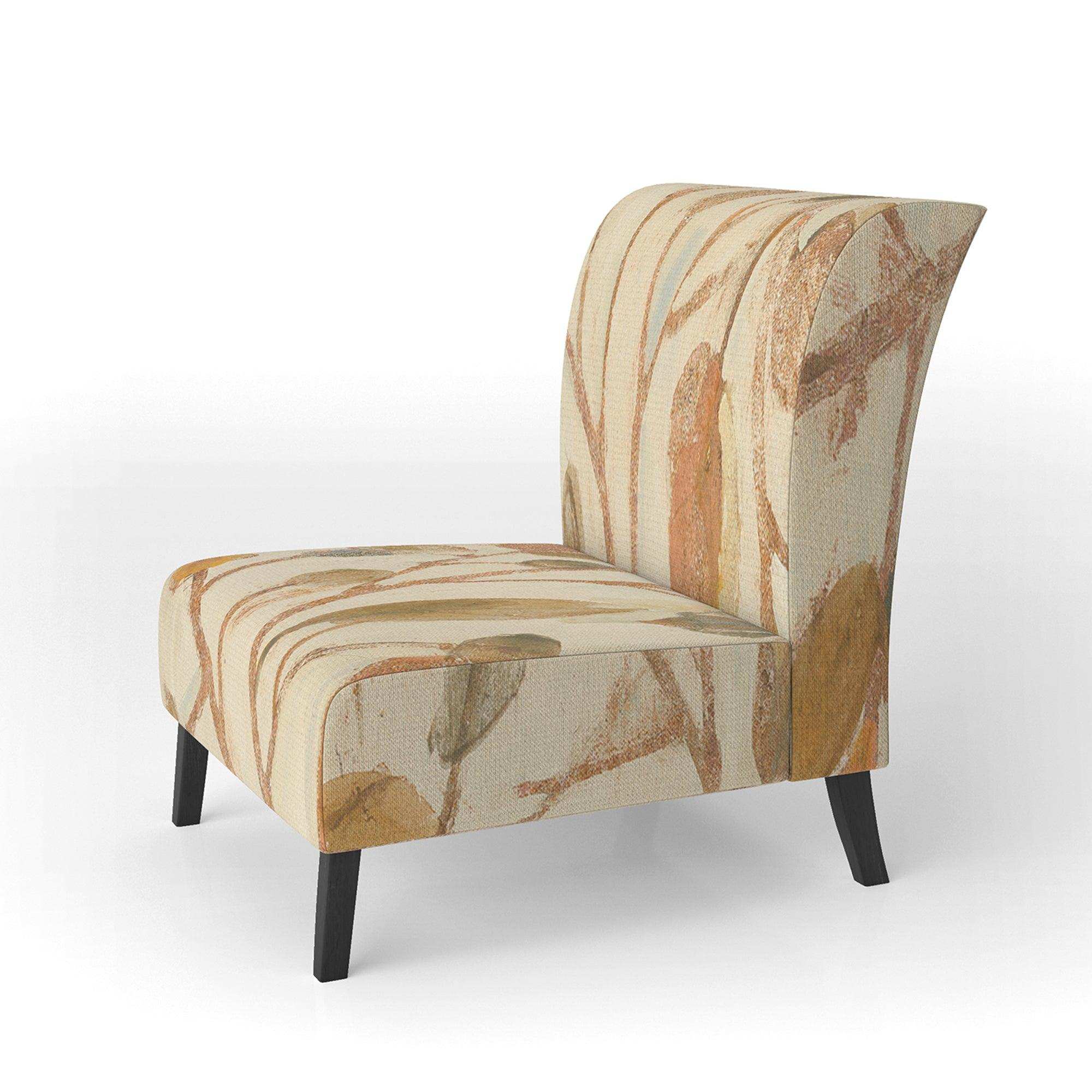 Copper Branches Composition Lake House Accent Chair