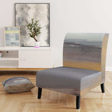 Misty Grey Beach Nautical & Coastal Accent Chair