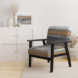 Misty Grey Beach Nautical & Coastal Accent Chair