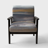 Misty Grey Beach Nautical & Coastal Accent Chair