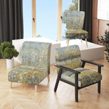 Galm Abstract III Transitional Accent Chair