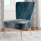 Splash Blue Indigo Modern Accent Chair