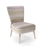 Shape of Glam Purple I Shabby Chic Accent Chair