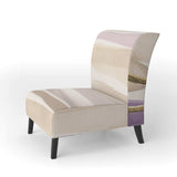 Shape of Glam Purple I Shabby Chic Accent Chair