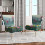 Flower field Floral Farmhouse Accent Chair