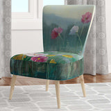 Flower field Floral Farmhouse Accent Chair